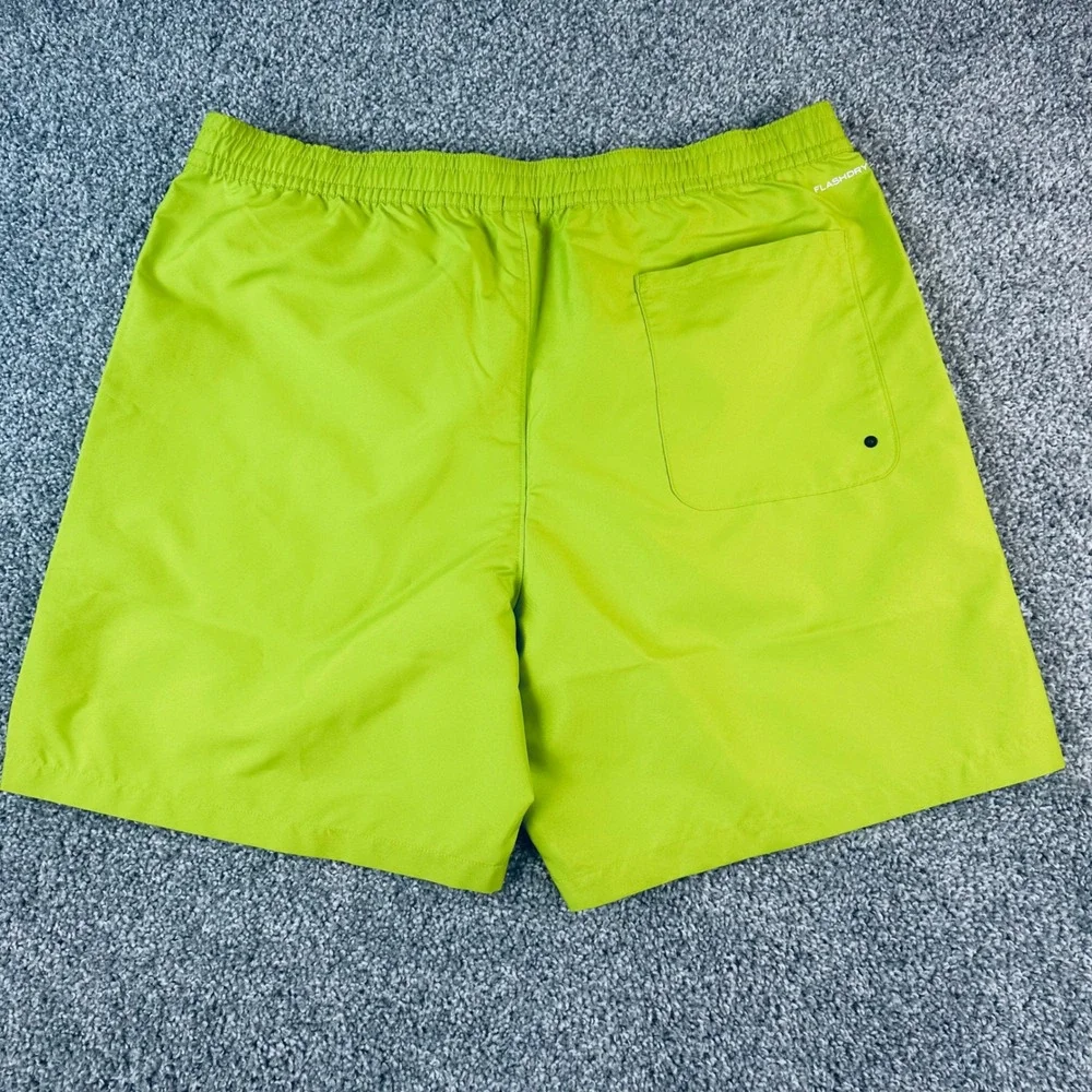 The North Face Water Shorts Mens Large Meadow Grass Green FlashDry Summer NEW